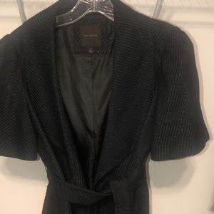 Black short sleeve jacket